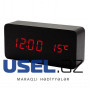 Электронные деревянные часы VST-867